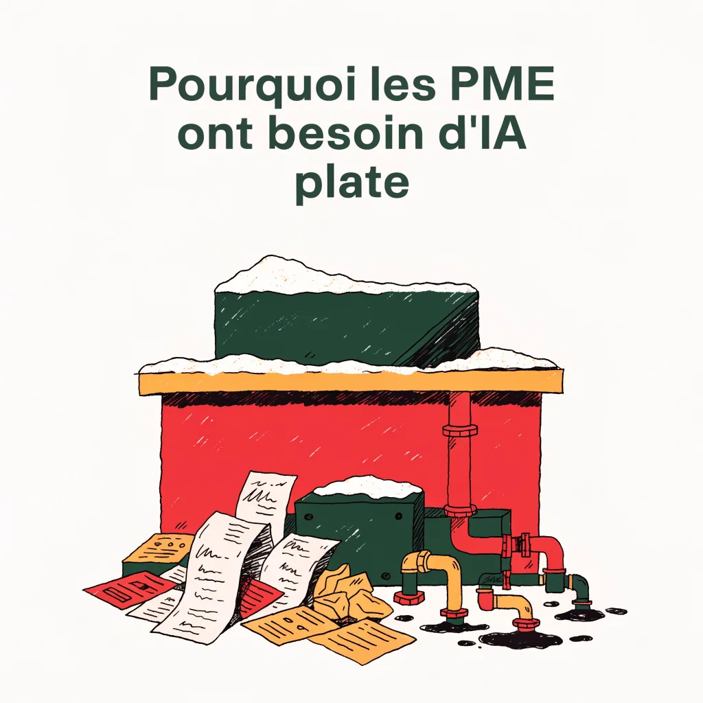 Pourquoi les PME ont besoin d’IA plate
