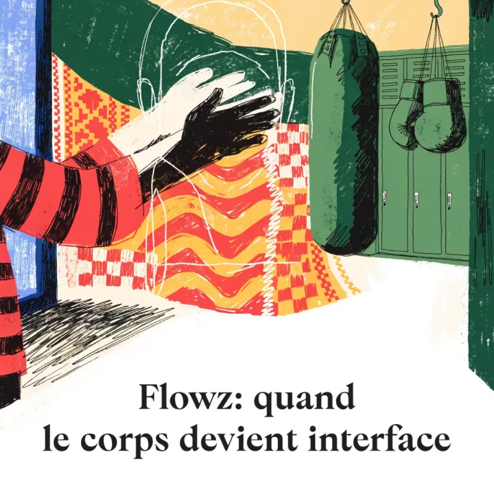 Flowz: quand le corps devient interface — illustration éditoriale