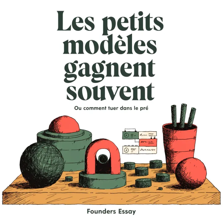Les petits modèles gagnent souvent — illustration éditoriale
